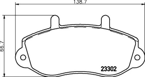 MINTEX MINTEX MDB1993 1x MINTEX MDB1993 Brake Pad Set 