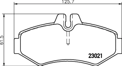 MINTEX MINTEX MDB1997 1x MINTEX MDB1997 Brake Pad Set 