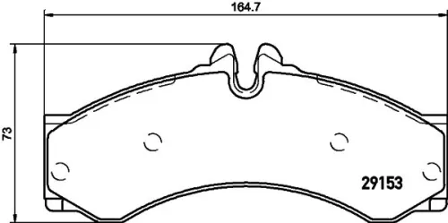 MINTEX MINTEX (MDB2795) 1x  MINTEX Brake Pad Set 