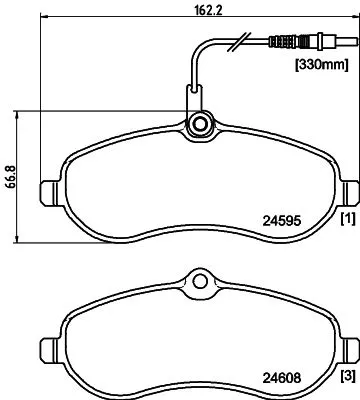 MINTEX MINTEX MDB2901 1x MINTEX MDB2901 Brake Pad Set 