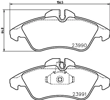 MINTEX MINTEX MDB3021 1x MINTEX MDB3021 Brake Pad Set 