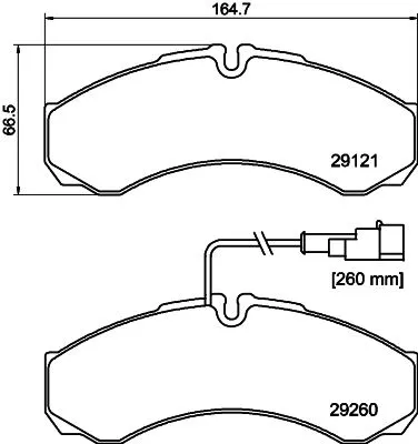MINTEX MINTEX MDB3061 1x MINTEX MDB3061 Brake Pad Set 