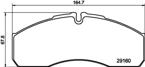 MINTEX MINTEX (MDB3310) 1x MINTEX MDB3310 Brake Pad Set 