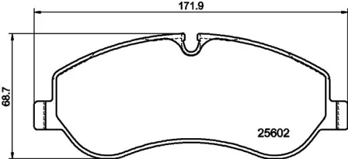 MINTEX MINTEX MDB3369 1x MINTEX MDB3369 Brake Pad Set 