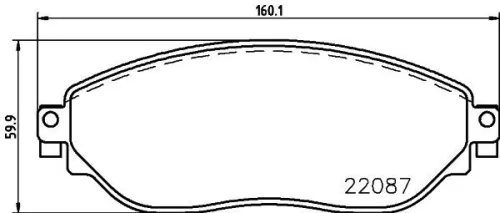 MINTEX MINTEX MDB3755 1x MINTEX MDB3755 Brake Pad Set 