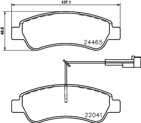 MINTEX MINTEX MDB3766 1x MINTEX MDB3766 Brake Pad Set 