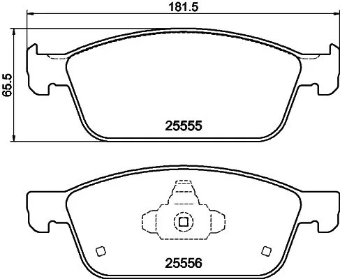 MINTEX MINTEX (MDB3971) 1x  MINTEX Brake Pad Set 