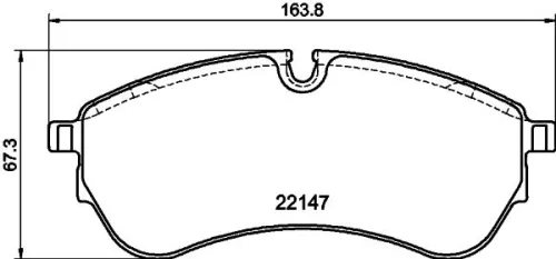 MINTEX MINTEX (MDB4004) 1x  MINTEX Brake Pad Set 