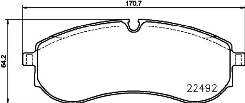 MINTEX MINTEX MDB4173 1x MINTEX MDB4173 Brake Pad Set 