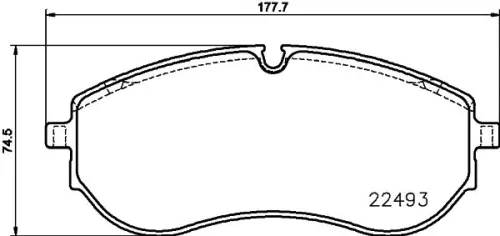 MINTEX MINTEX MDB4174 1x MINTEX MDB4174 Brake Pad Set 