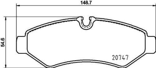 MINTEX MINTEX MDB4191 1x MINTEX MDB4191 Brake Pad Set 