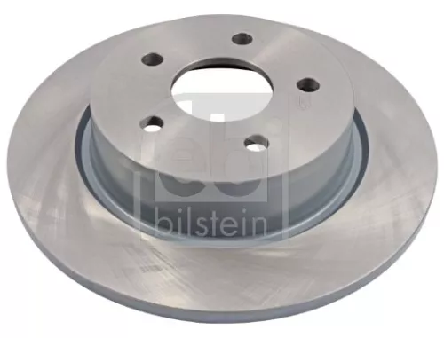 2x Febi Rear Solid Brake Disc For Ford C-max Grand C-max Kuga Tourneo Conn
