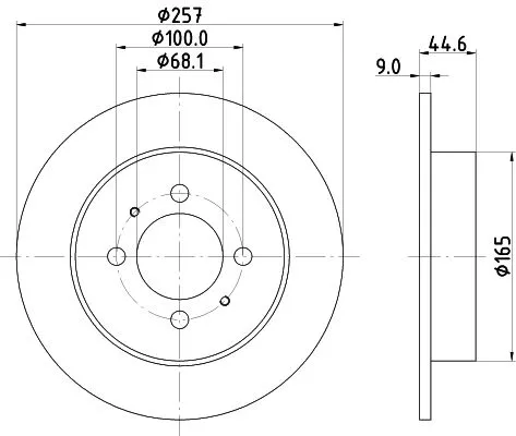 MINTEX MINTEX (MDC1055) 1x  MINTEX Brake Disc 