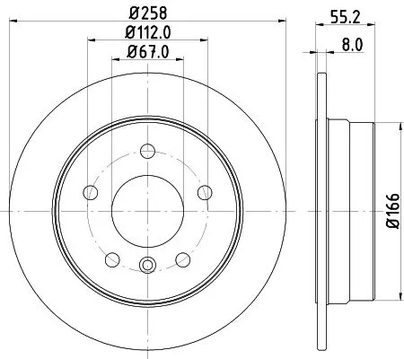 MINTEX MINTEX MDC1422 1x MINTEX MDC1422 Brake Disc 