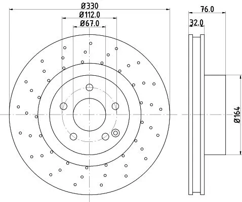 MINTEX MINTEX MDC1425 1x MINTEX MDC1425 Brake Disc 