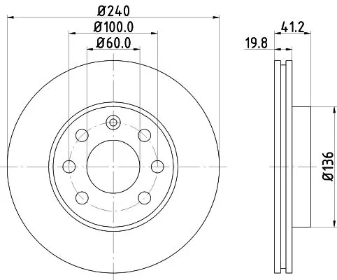 MINTEX MINTEX MDC1454C 1x MINTEX MDC1454C Brake Disc 