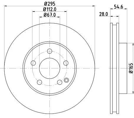 MINTEX MINTEX MDC1616 1x MINTEX MDC1616 Brake Disc 
