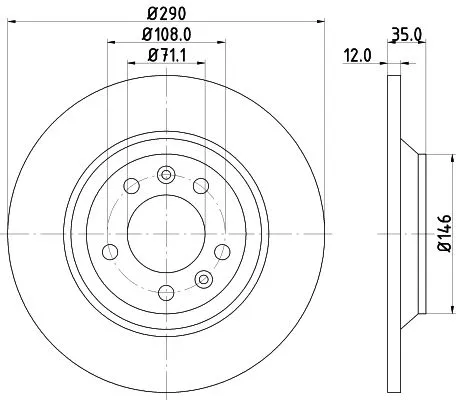 MINTEX MINTEX MDC1688 1x MINTEX MDC1688 Brake Disc 