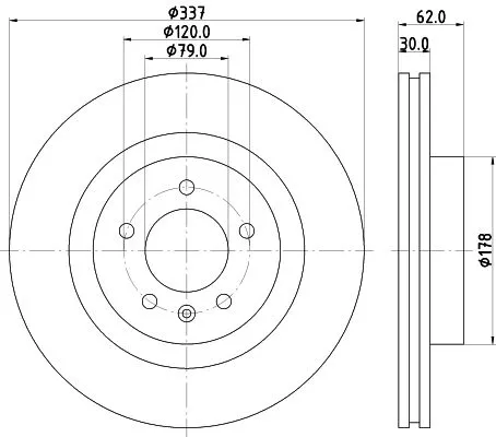 MINTEX MINTEX (MDC1716) 1x  MINTEX Brake Disc 