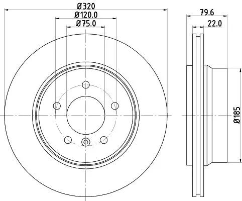 MINTEX MINTEX (MDC1720) 1x  MINTEX Brake Disc 