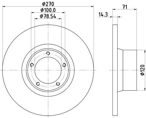 MINTEX MINTEX MDC177 1x MINTEX MDC177 Brake Disc 