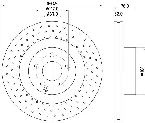 MINTEX MINTEX (MDC1781) 1x  MINTEX Brake Disc 