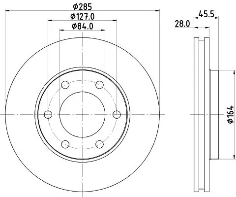 MINTEX MINTEX MDC1785 1x MINTEX MDC1785 Brake Disc 