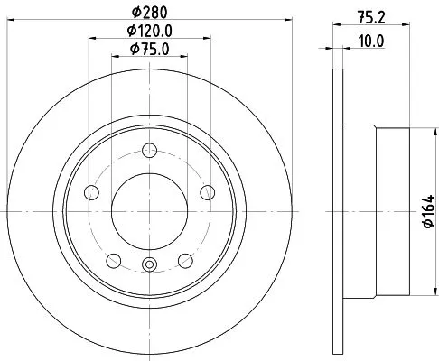 MINTEX MINTEX (MDC1814) 1x  MINTEX Brake Disc 