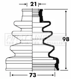 FIRST LINE FIRST LINE FCB2816  FIRST LINE Drive Shaft Cv Boot Kit 