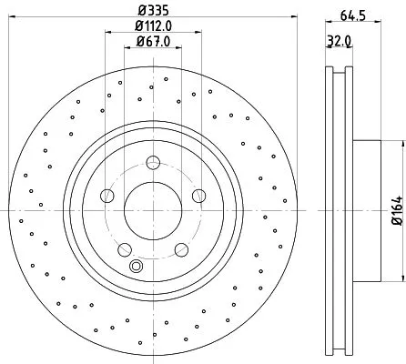 MINTEX MINTEX (MDC1862) 1x  MINTEX Brake Disc 