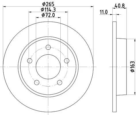 MINTEX MINTEX MDC1908 1x MINTEX MDC1908 Brake Disc 