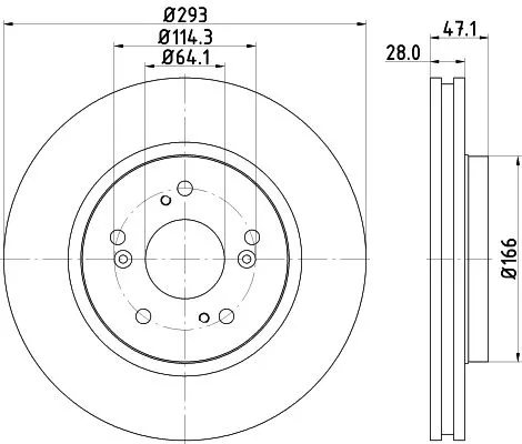 MINTEX MINTEX (MDC2104C) 1x MINTEX MDC2104C Brake Disc 