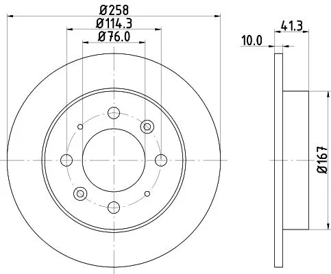 MINTEX MINTEX MDC2139 1x MINTEX MDC2139 Brake Disc 