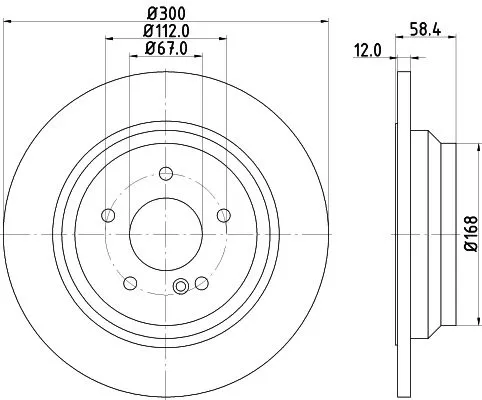 MINTEX MINTEX MDC2153 1x MINTEX MDC2153 Brake Disc 