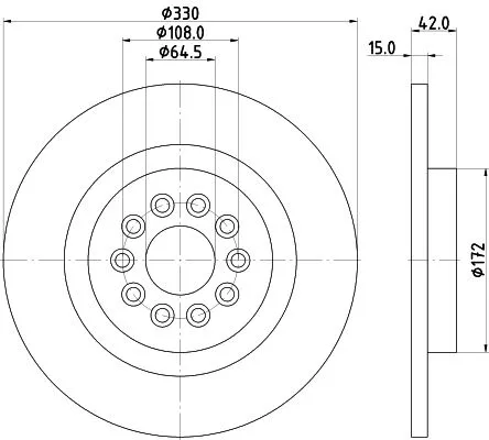 MINTEX MINTEX MDC2206 1x MINTEX MDC2206 Brake Disc 