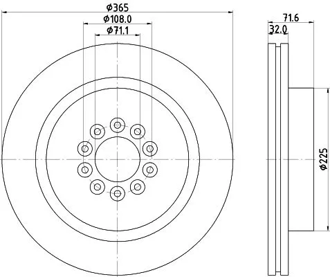 MINTEX MINTEX MDC2207 1x MINTEX MDC2207 Brake Disc 