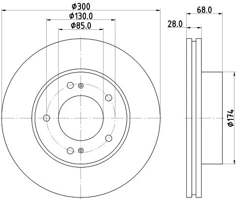 MINTEX MINTEX MDC2210 1x MINTEX MDC2210 Brake Disc 