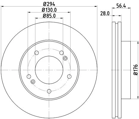MINTEX MINTEX MDC2211 1x MINTEX MDC2211 Brake Disc 