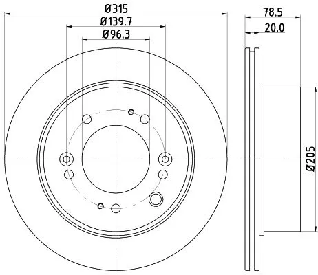 MINTEX MINTEX MDC2227 1x MINTEX MDC2227 Brake Disc 