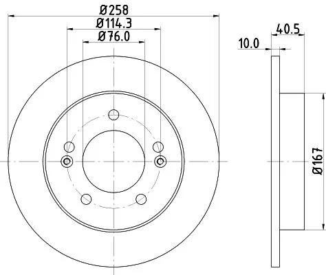 MINTEX MINTEX MDC2239 1x MINTEX MDC2239 Brake Disc 