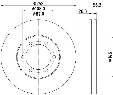 MINTEX MINTEX MDC2275 1x MINTEX MDC2275 Brake Disc 