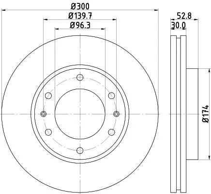 MINTEX MINTEX MDC2312 1x MINTEX MDC2312 Brake Disc 