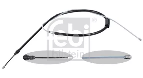 Febi Rear Left Or Right Handbrake Cable For Renault Megane S
