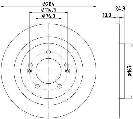 MINTEX MINTEX MDC2360 1x MINTEX MDC2360 Brake Disc 