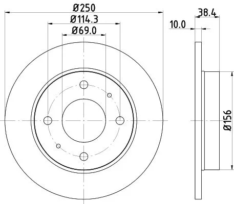 MINTEX MINTEX MDC2376 1x MINTEX MDC2376 Brake Disc 