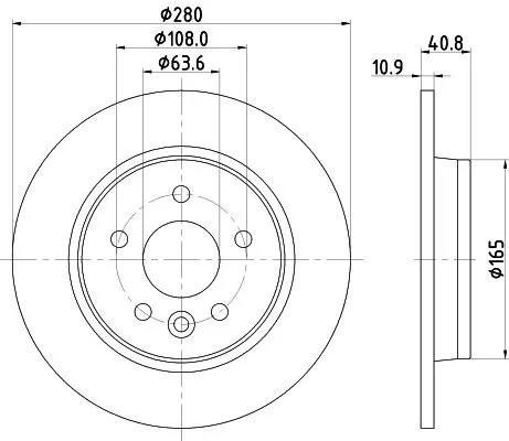 MINTEX MINTEX MDC2529C 1x MINTEX MDC2529C Brake Disc 