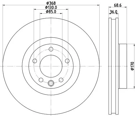 MINTEX MINTEX MDC2531 1x MINTEX MDC2531 Brake Disc 