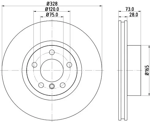 MINTEX MINTEX MDC2549 1x MINTEX MDC2549 Brake Disc 