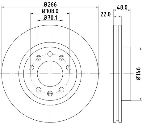 MINTEX MINTEX MDC2613 1x MINTEX MDC2613 Brake Disc 