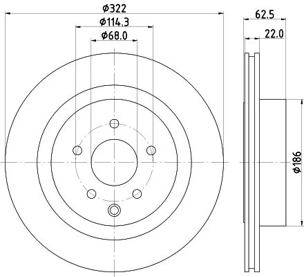 MINTEX MINTEX (MDC2615) 1x MINTEX MDC2615 Brake Disc 
